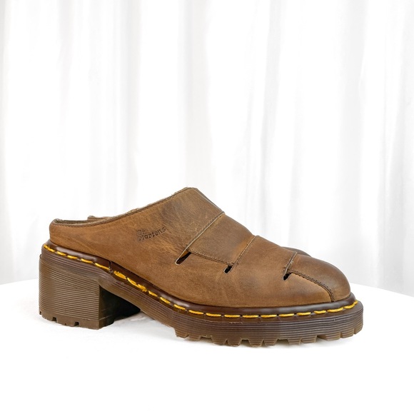 Vintage 90s Chunky Dr Marten Clogs - Picture 2 of 10